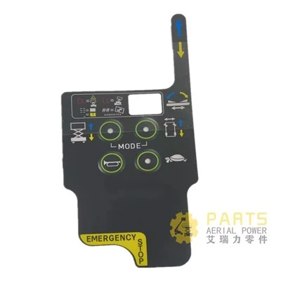 Decal Control Box 40000383 fyrir GTJZ-Series